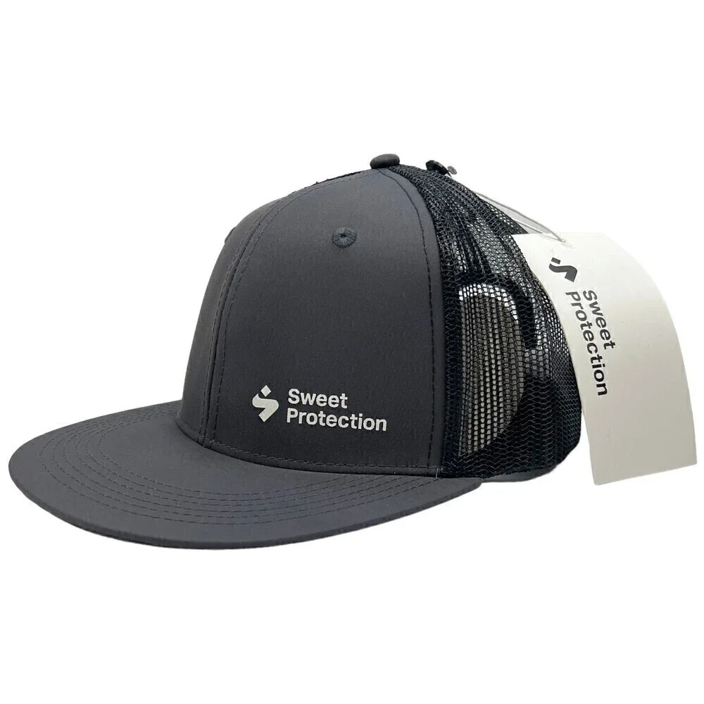 NWT Sweet Protection Adjustable Snapback Corporate Trucker Cap Stone Gray
